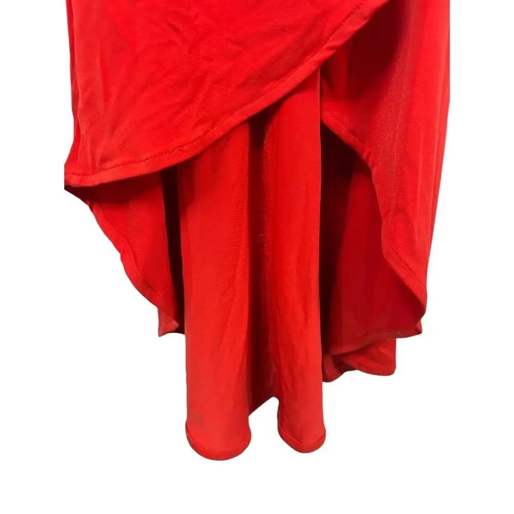 Nookie Farrah Gown Jersey Ruched Long Sleeve Party Formal Evening Prom Holiday S
